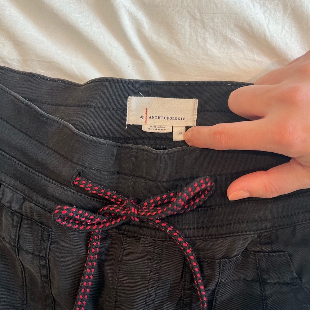 Anthropologie Black Jogger Pants - Picture 5 of 7